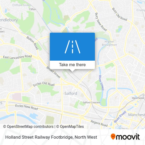 Holland Street Railway Footbridge map