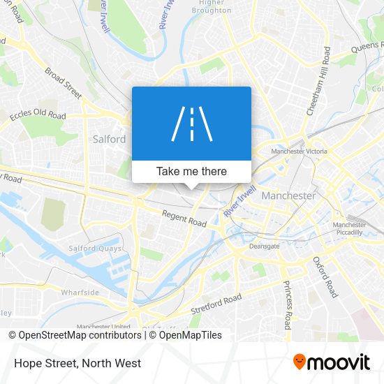 Hope Street map