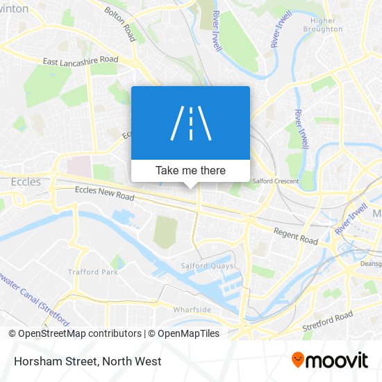 Horsham Street map