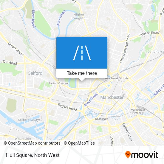Hull Square map