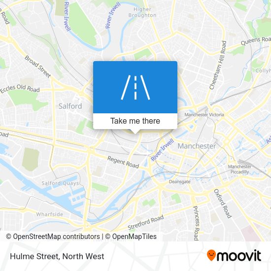 Hulme Street map