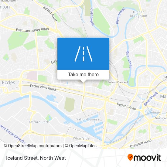 Iceland Street map