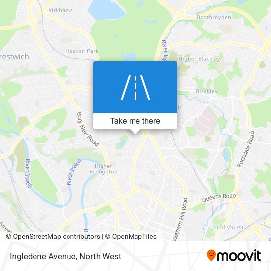 Ingledene Avenue map