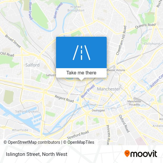 Islington Street map
