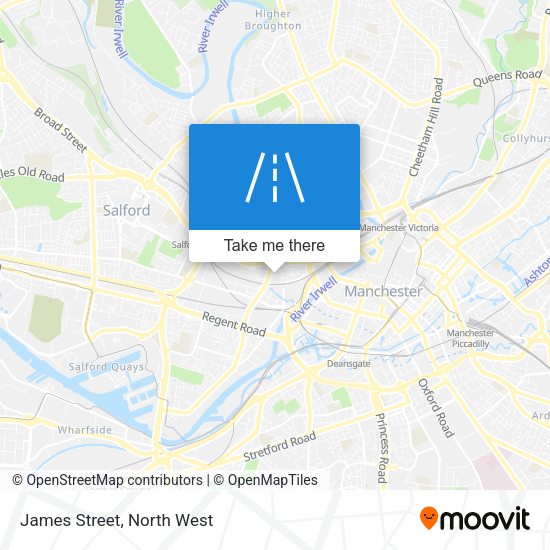 James Street map