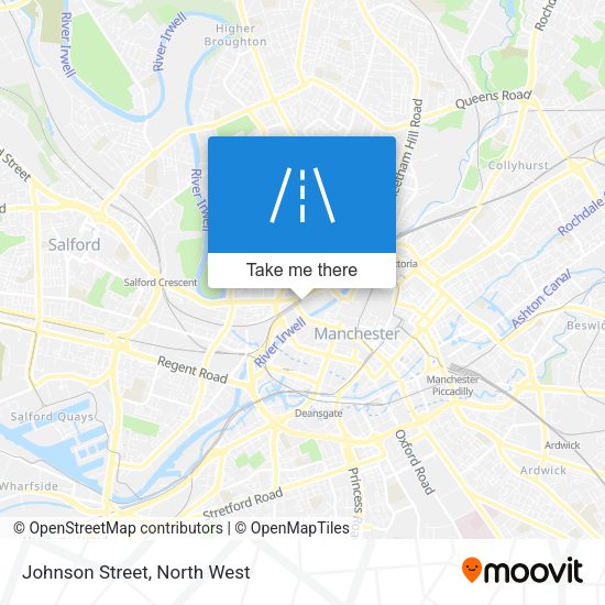 Johnson Street map