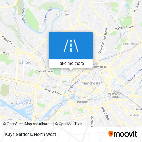 Kays Gardens map