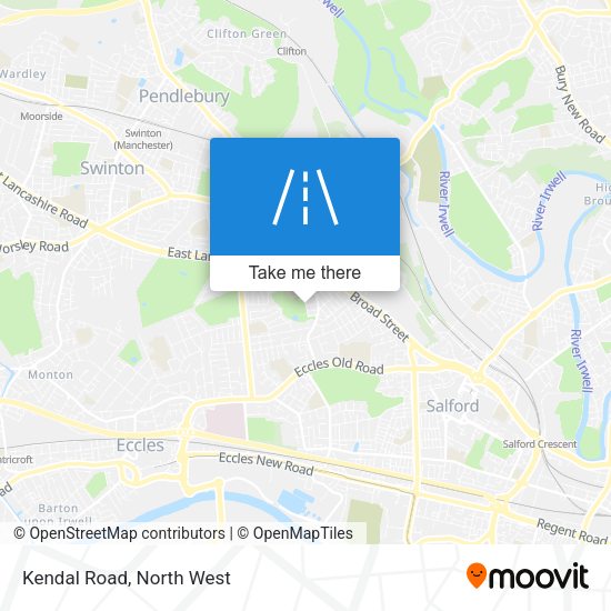 Kendal Road map