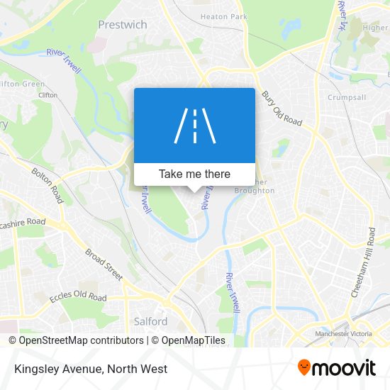 Kingsley Avenue map