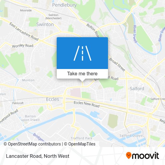 Lancaster Road map