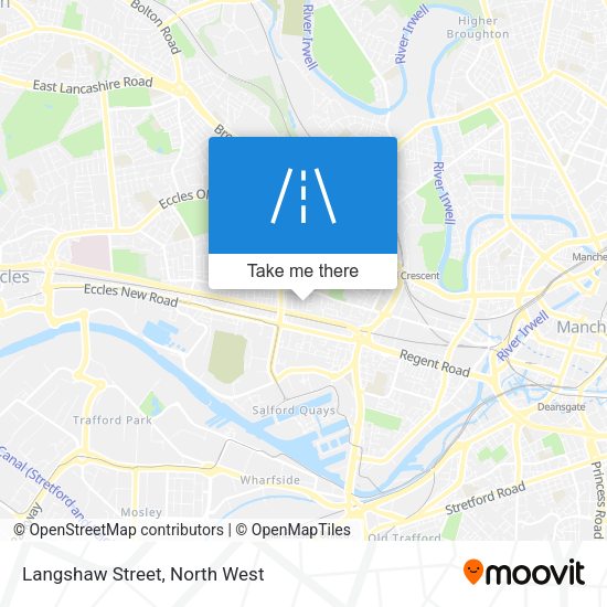 Langshaw Street map