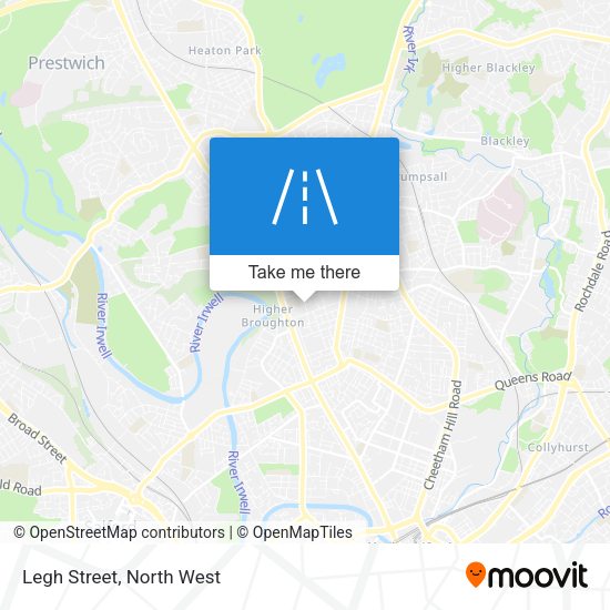 Legh Street map