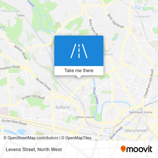 Levens Street map