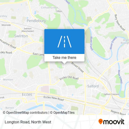 Longton Road map