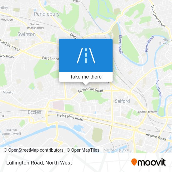 Lullington Road map