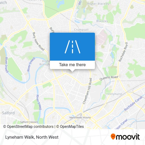 Lyneham Walk map