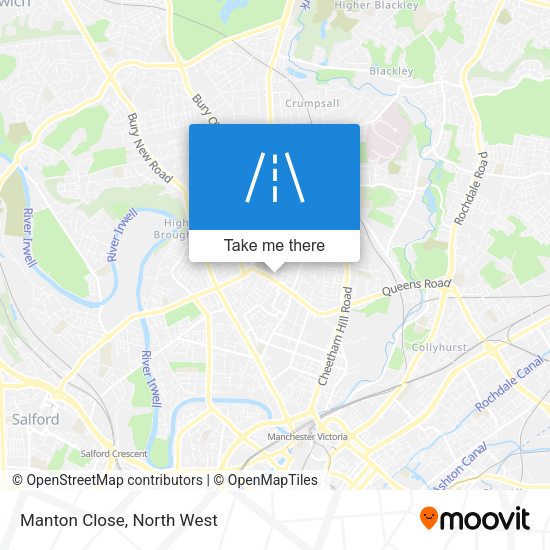 Manton Close map