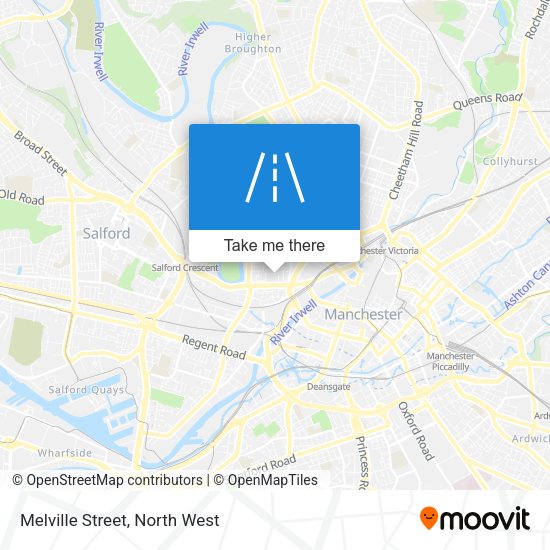 Melville Street map