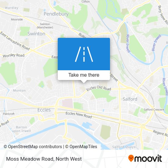 Moss Meadow Road map