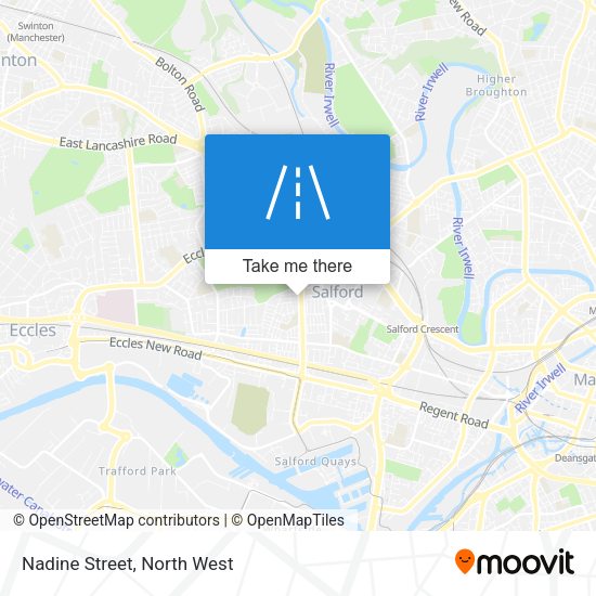 Nadine Street map