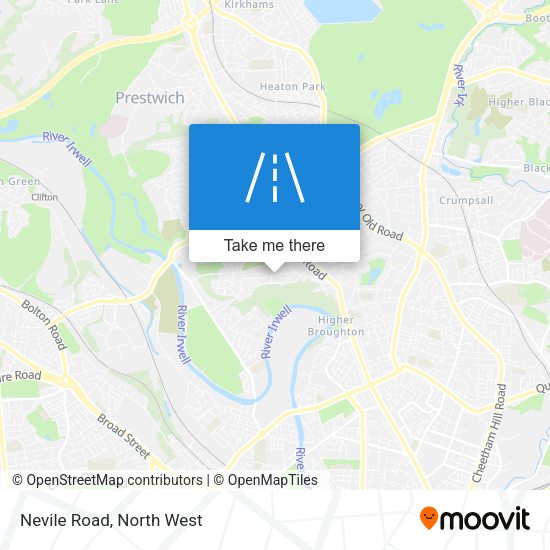 Nevile Road map