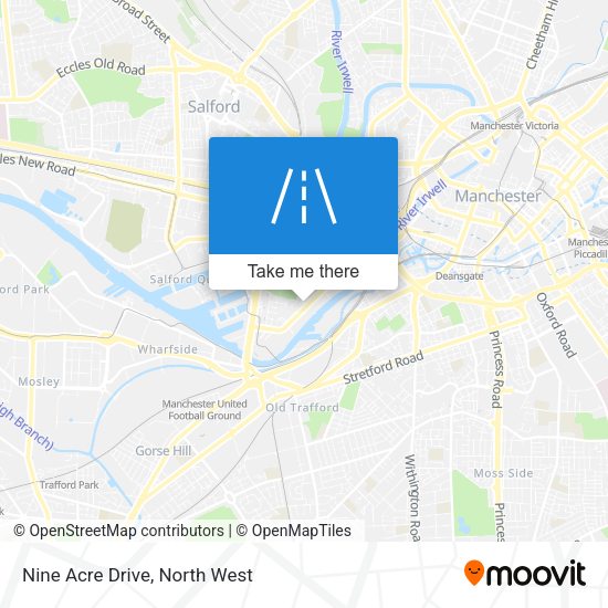 Nine Acre Drive map