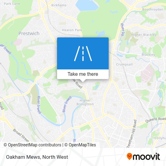 Oakham Mews map
