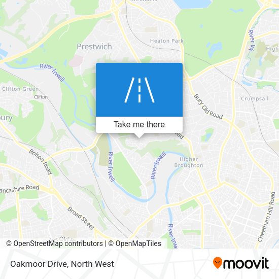 Oakmoor Drive map