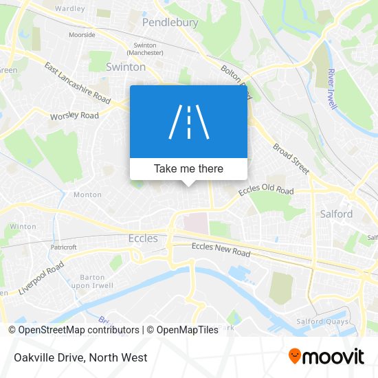 Oakville Drive map