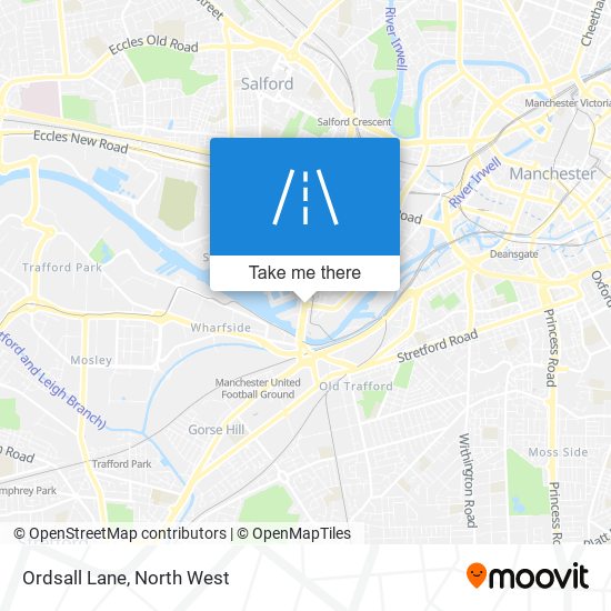 Ordsall Lane map