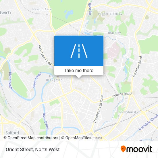 Orient Street map