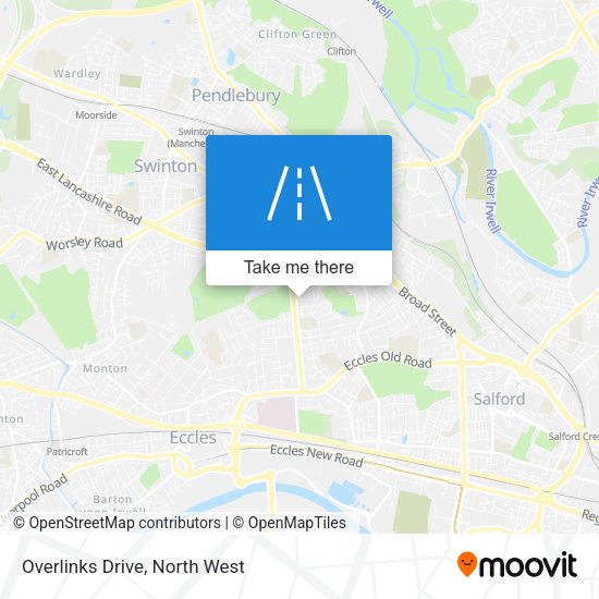 Overlinks Drive map