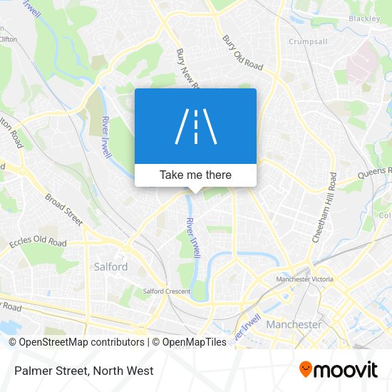Palmer Street map