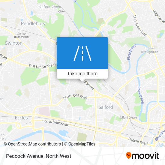 Peacock Avenue map