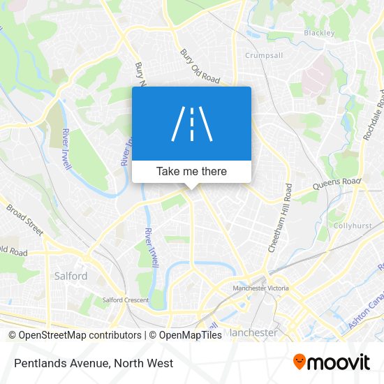 Pentlands Avenue map