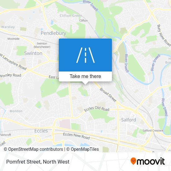 Pomfret Street map