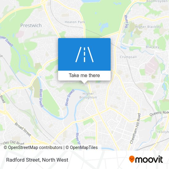 Radford Street map
