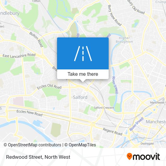 Redwood Street map