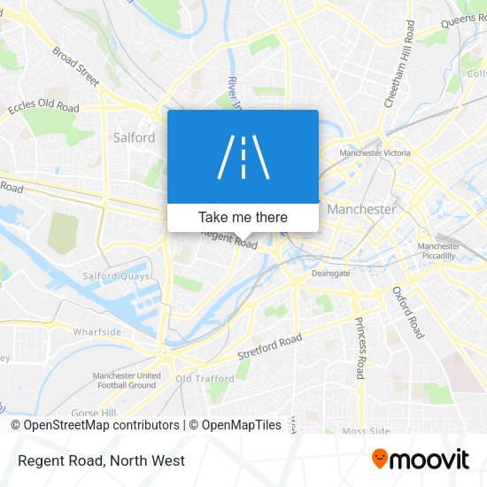 Regent Road map