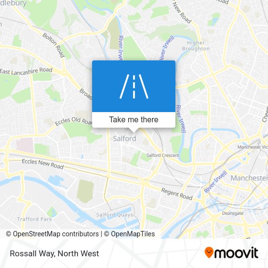 Rossall Way map