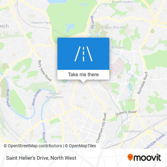 Saint Helier's Drive map