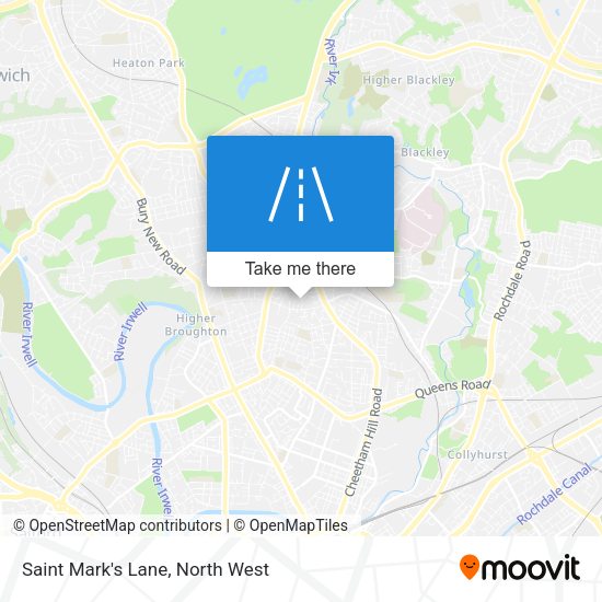 Saint Mark's Lane map