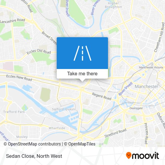 Sedan Close map