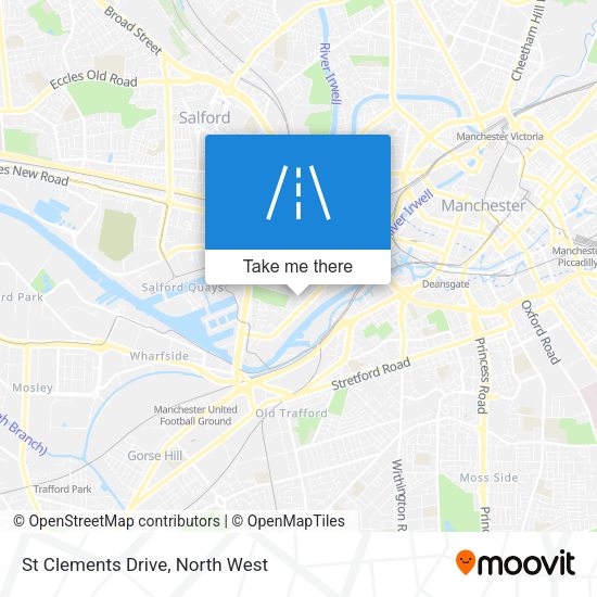 St Clements Drive map