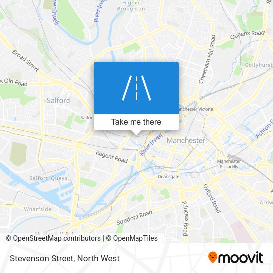 Stevenson Street map