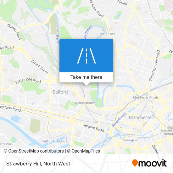 Strawberry Hill map
