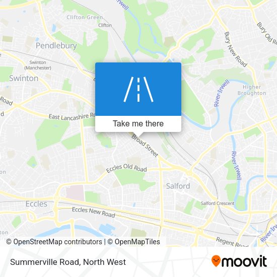Summerville Road map