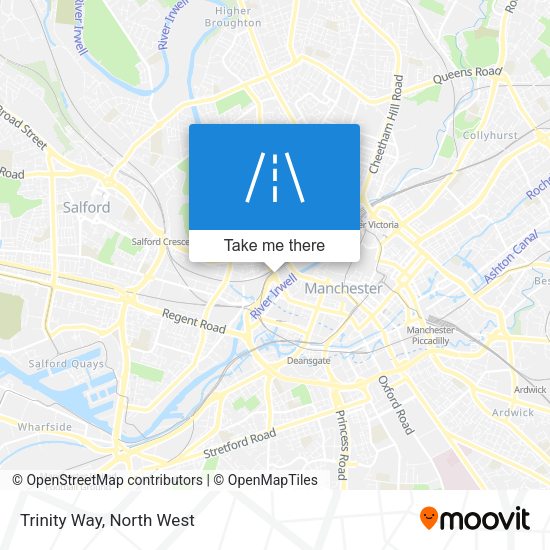Trinity Way map
