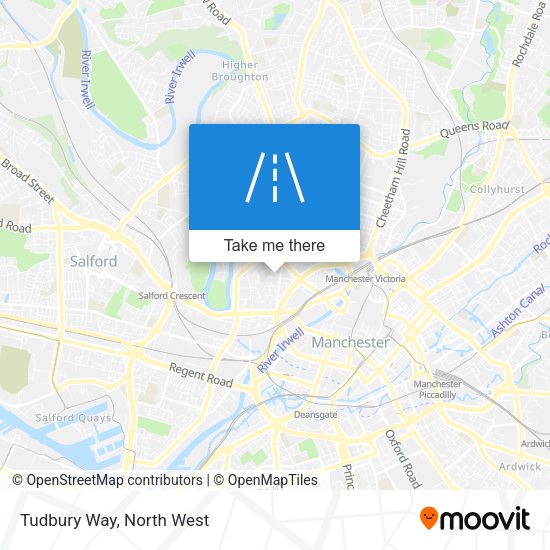 Tudbury Way map
