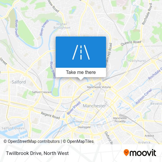 Twillbrook Drive map